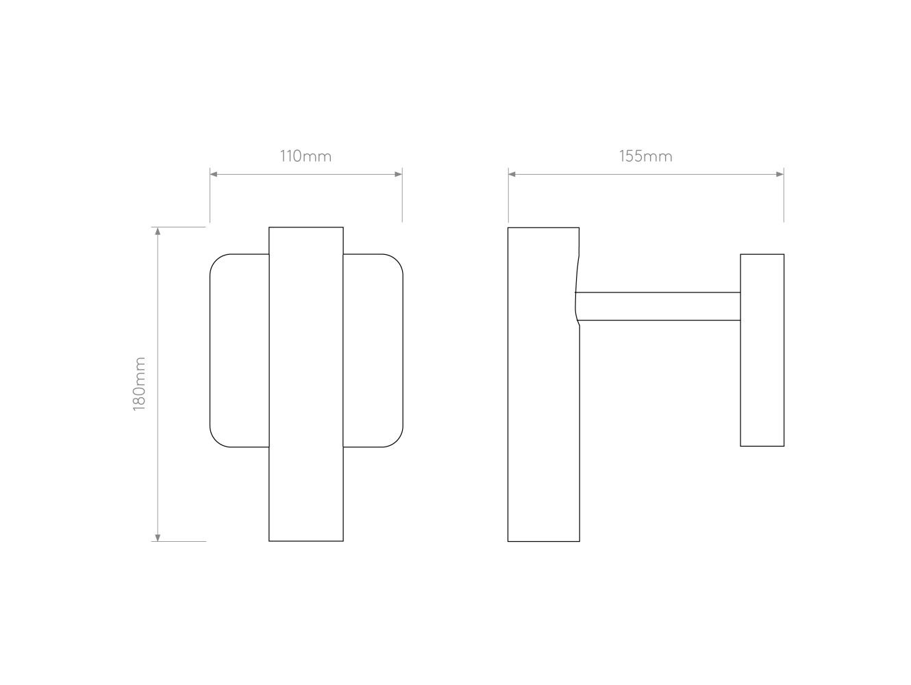 Astro Aplique de Pared Leda Single
