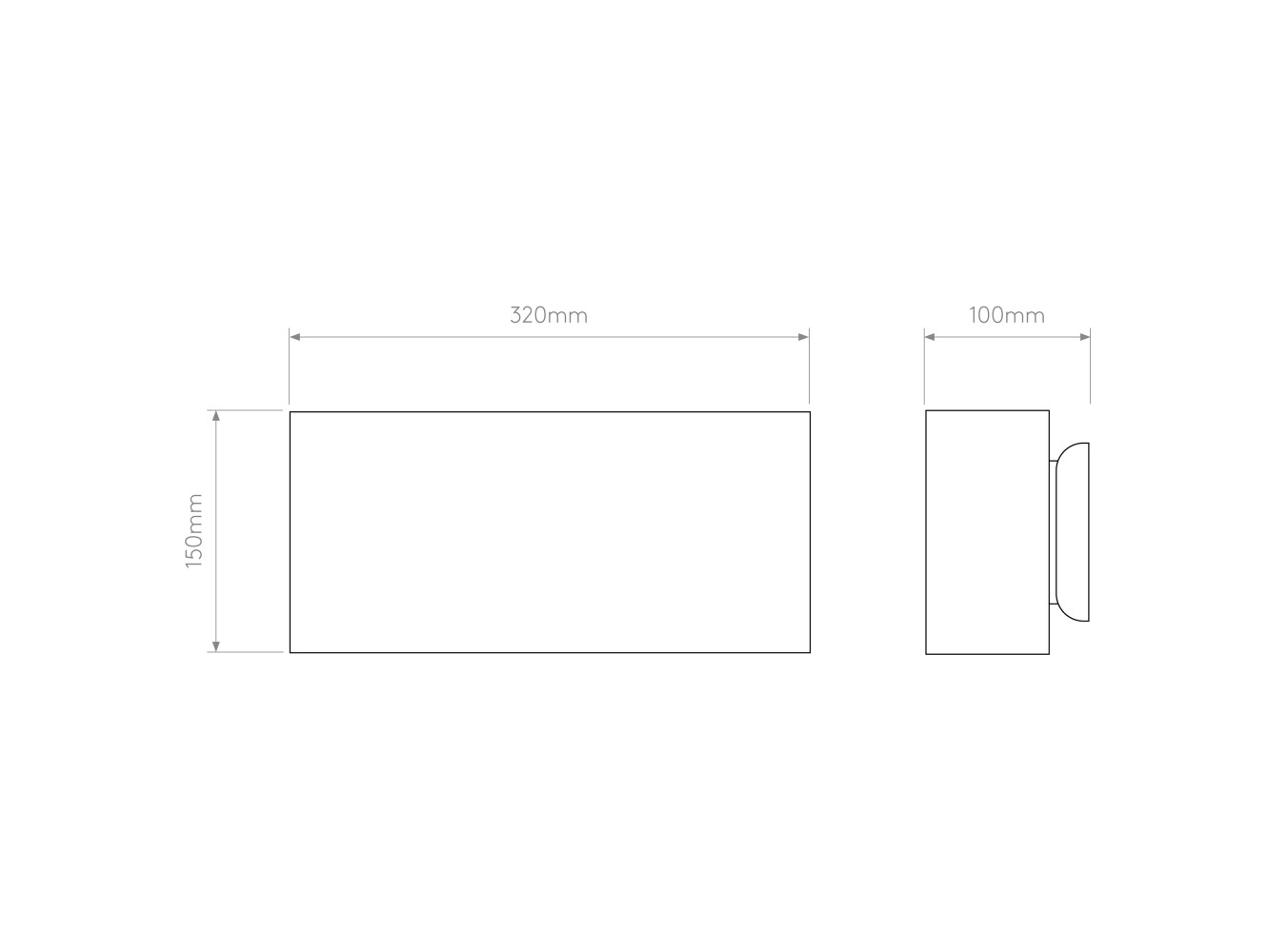 Astro Aplique de Pared Comino 320