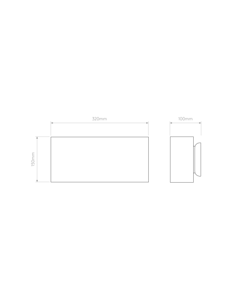 Astro Aplique de Pared Comino 320