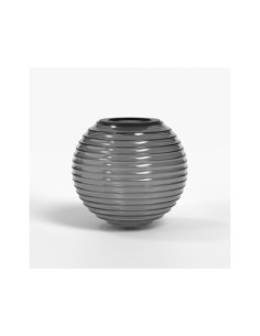 Astro Pantalla Nara Globe Ribbed Glass - Smoke