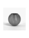 Astro Pantalla Nara Globe Ribbed Glass - Smoke