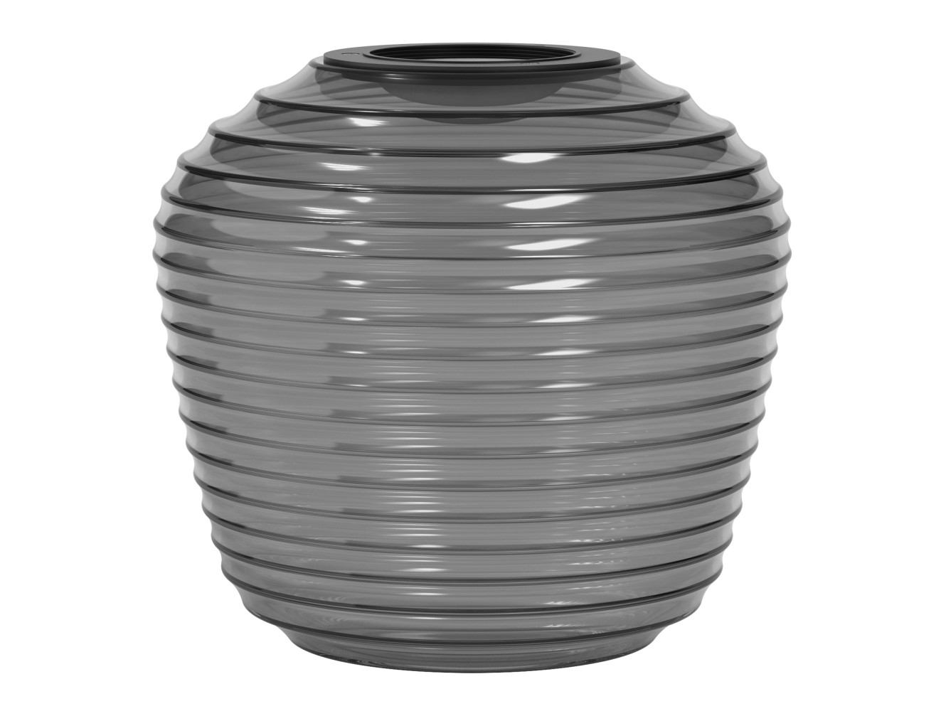 Astro Pantalla Nara Taper Ribbed Glass - Smoke