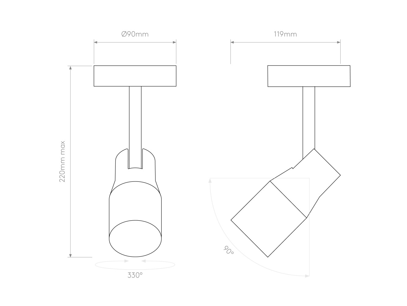 Astro Aplique de Pared Apollo Single