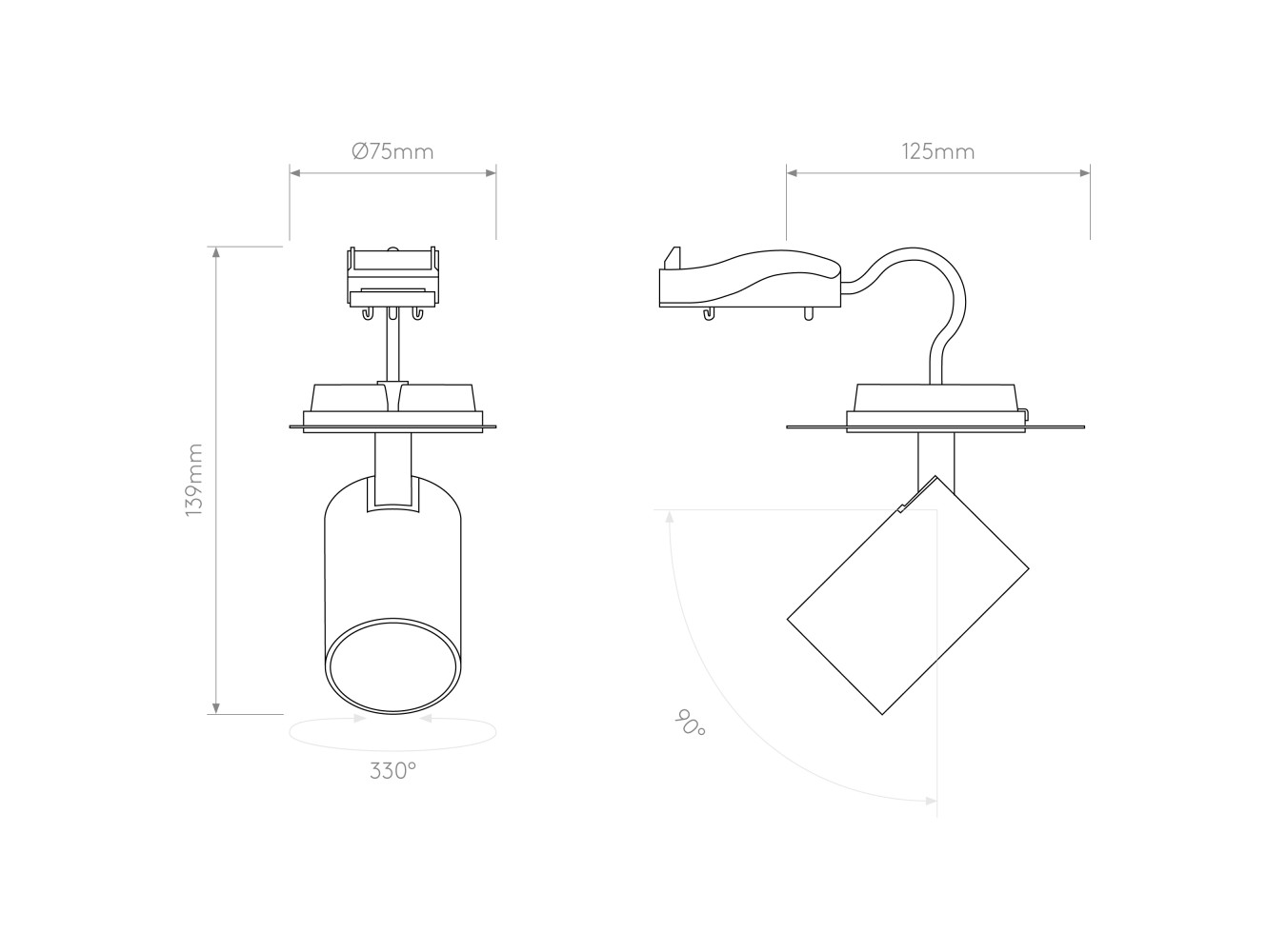 Astro Aplique de Pared Ascoli Flush Fire-Rated