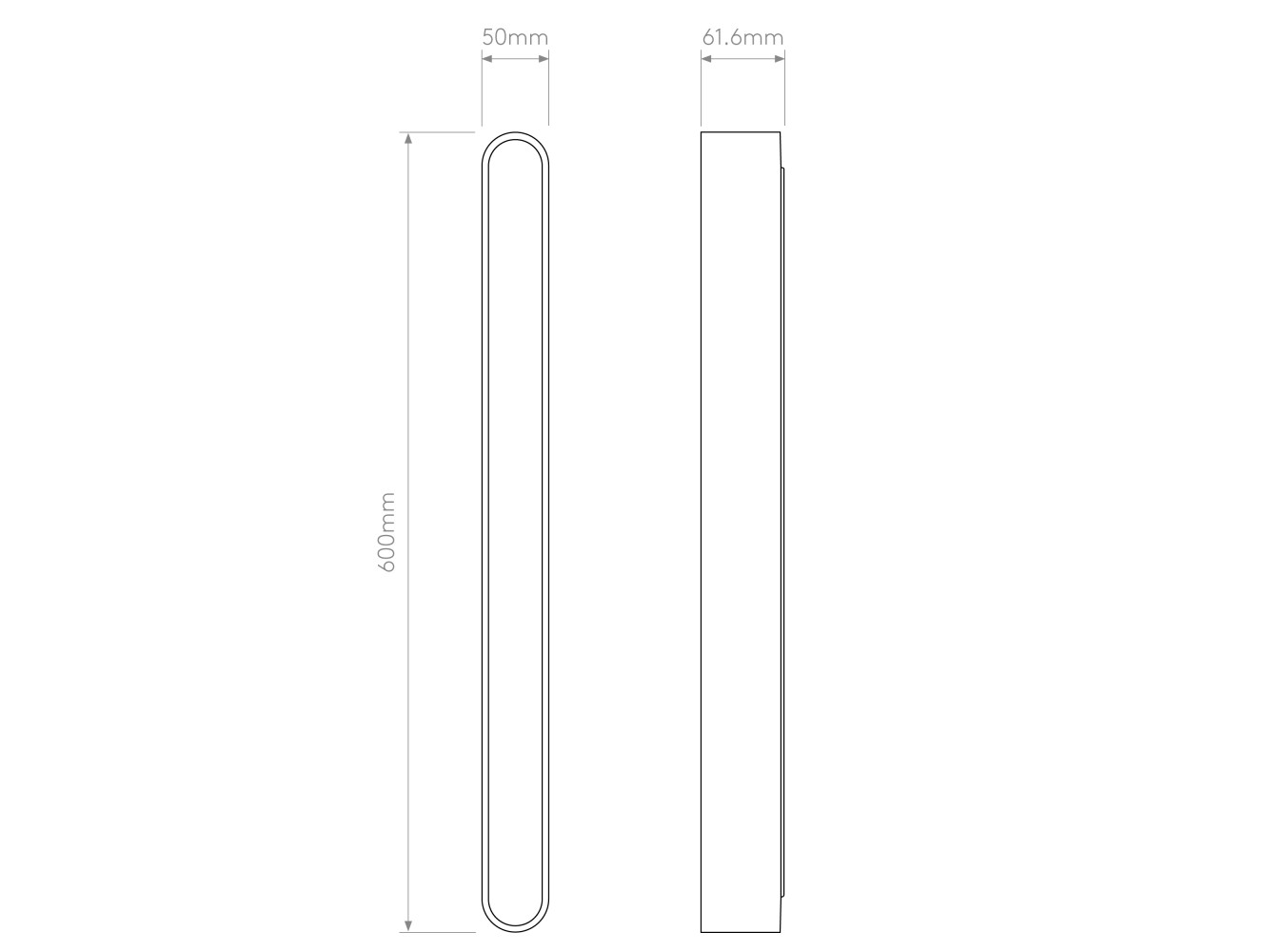 Astro Aplique de Pared Atticus 600 3000K