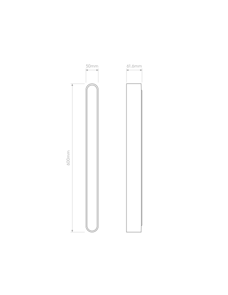 Astro Aplique de Pared Atticus 600 3000K