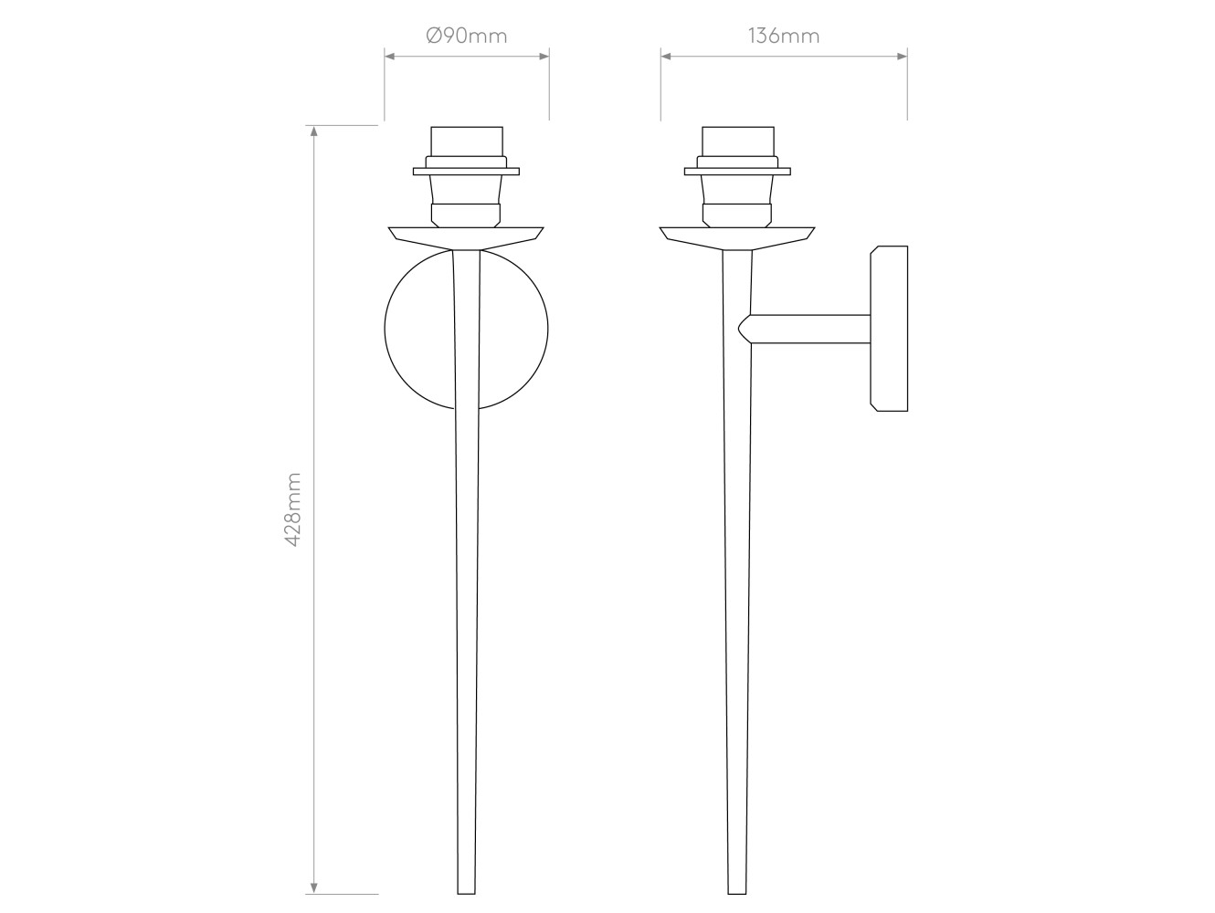 Astro Aplique de Pared Beauville