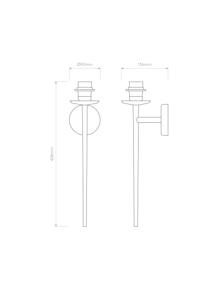 Astro Aplique de Pared Beauville