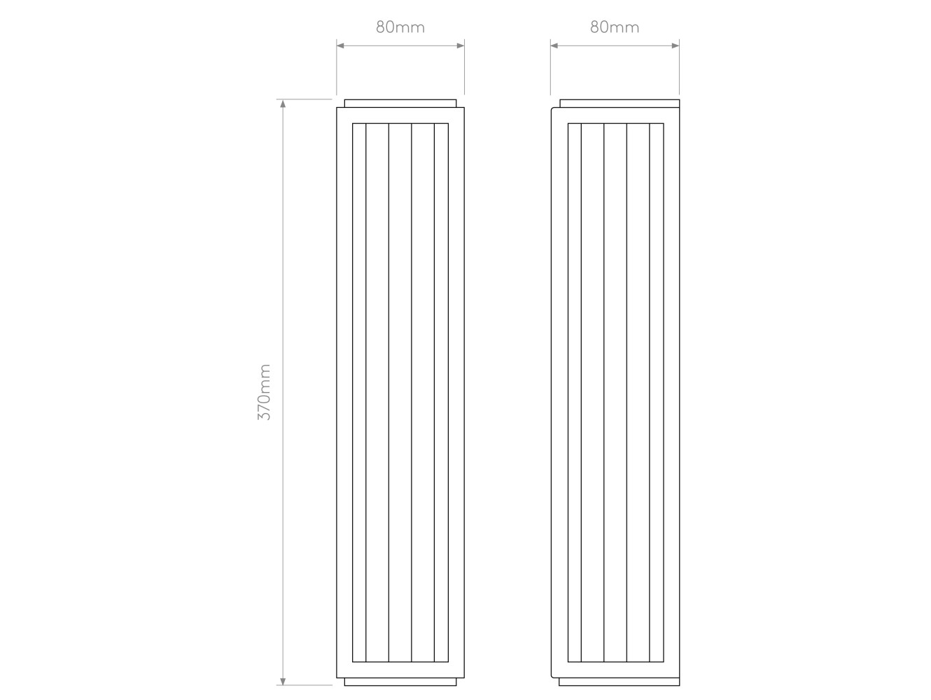 Astro Aplique de Pared Boston 370