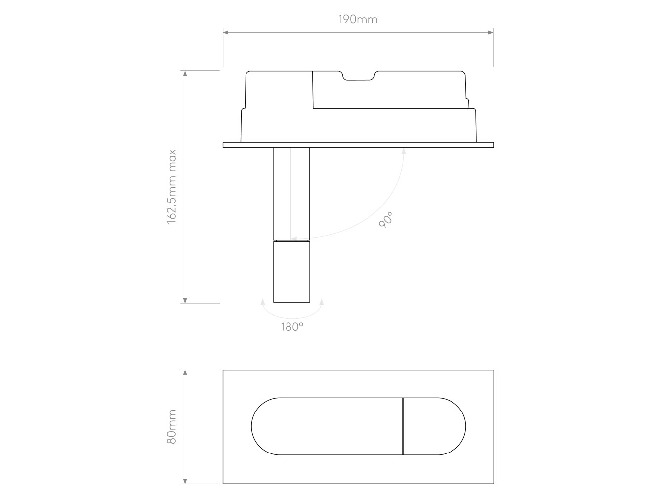 Astro Aplique de Pared Digit LED II