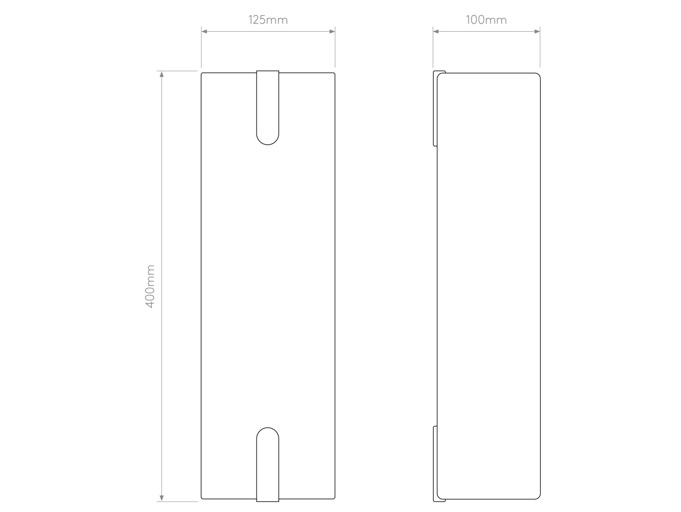 Astro Aplique de Pared Elba 400 Wall