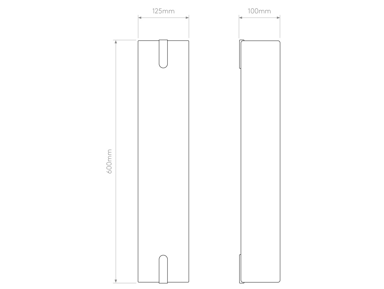 Astro Aplique de Pared Elba 600 Wall