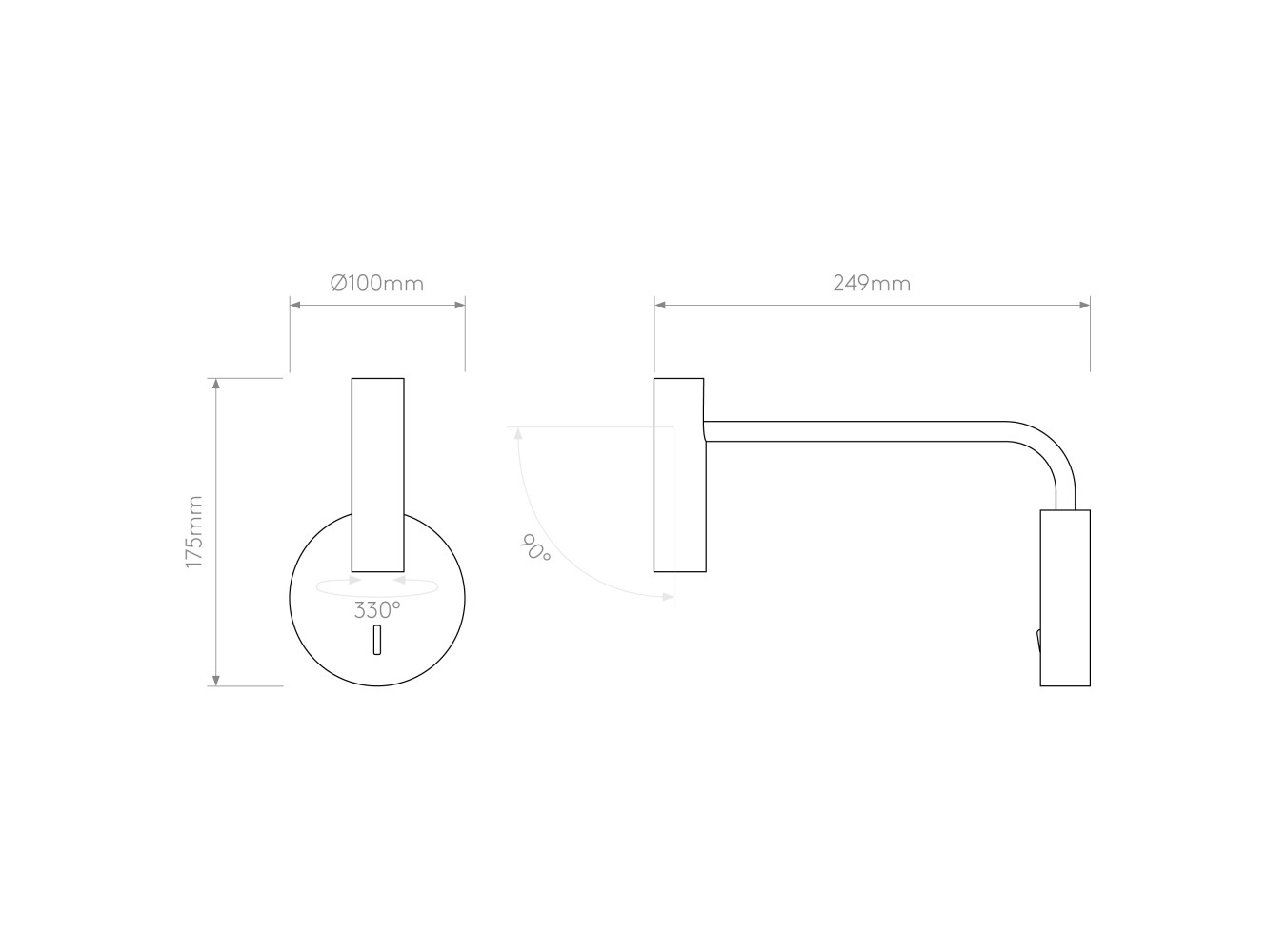 Astro Aplique de Pared Enna Wall LED
