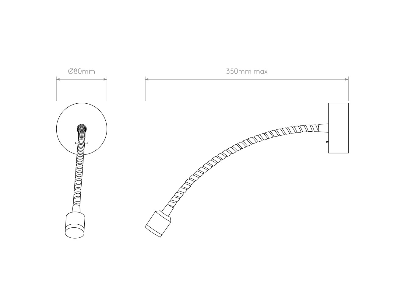 Astro Aplique de Pared Fosso Switched LED