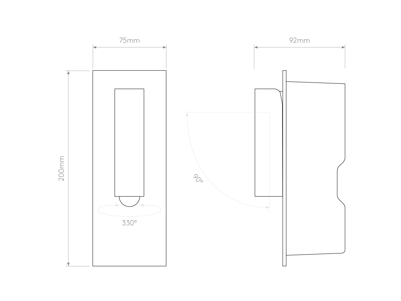 Astro Aplique de Pared Fuse 3