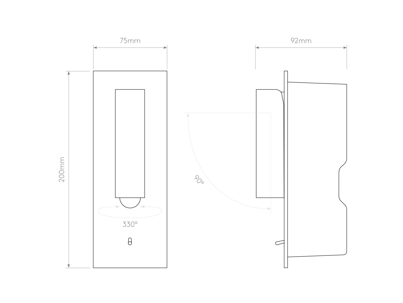 Astro Aplique de Pared Fuse 3 Toggle
