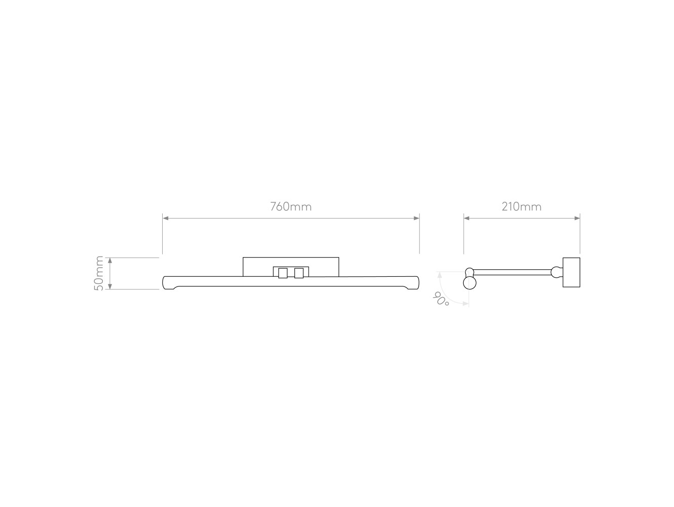 Astro Aplique de Pared Goya 760 LED