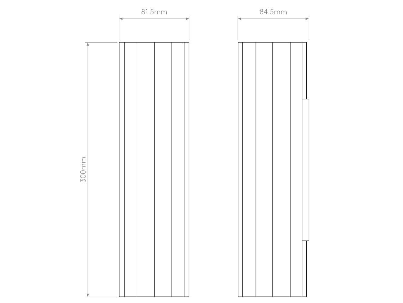 Astro Aplique de Pared Hashira 300