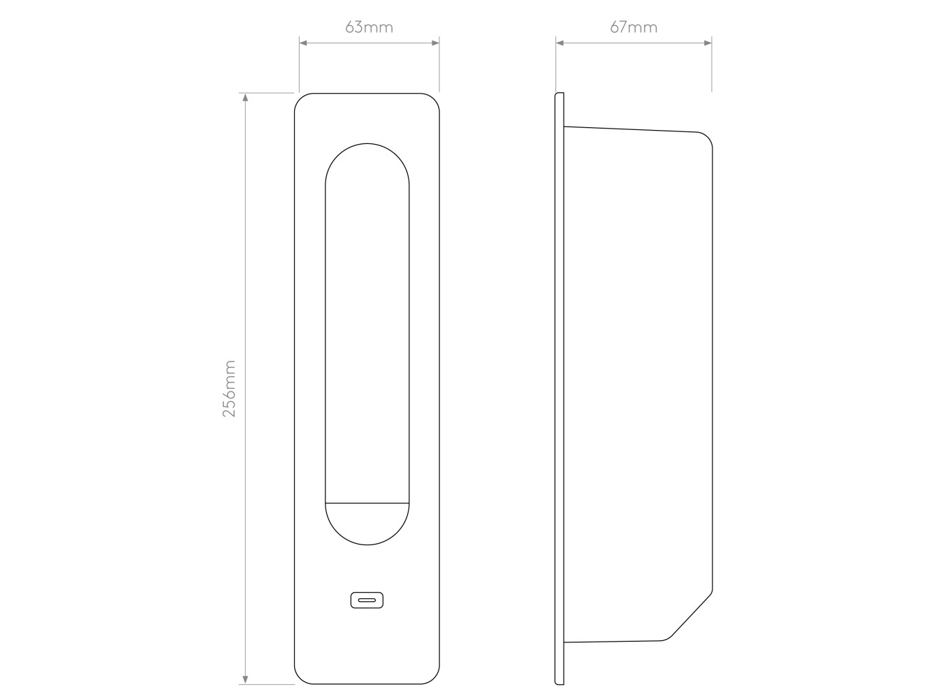 Astro Aplique de Pared Keta USB C
