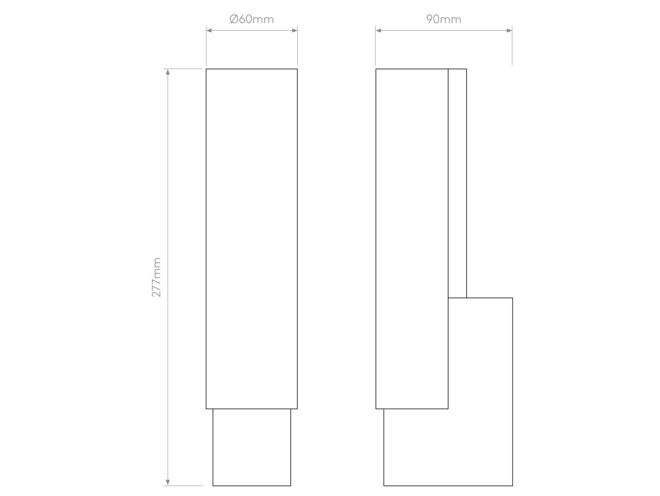 Astro Aplique de Pared Kyoto LED