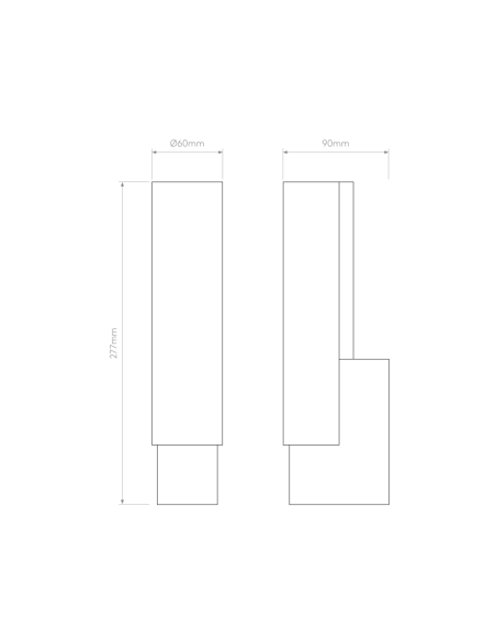 Astro Aplique de Pared Kyoto LED