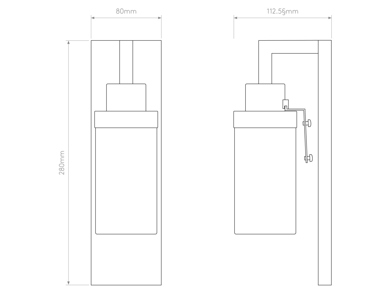Astro Aplique de Pared Lago 280