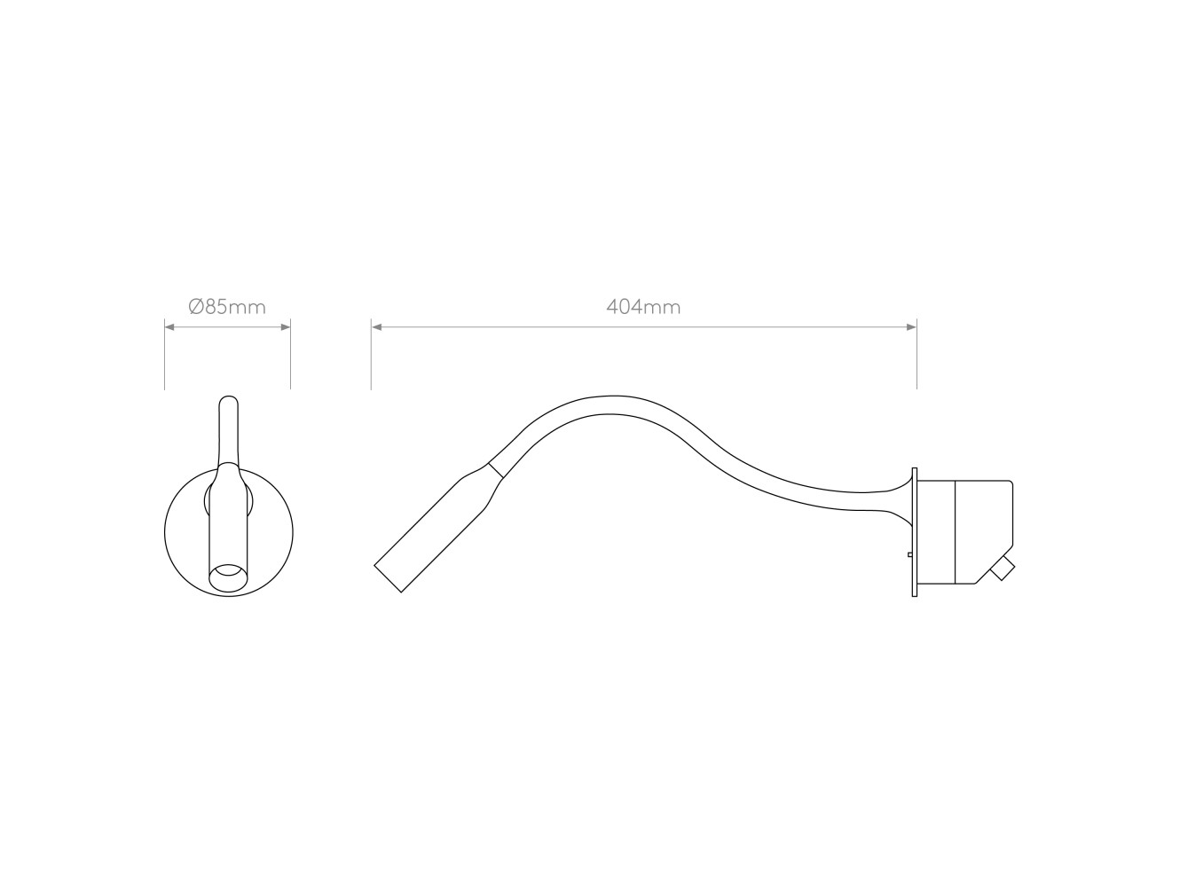 Astro Aplique de Pared Lucca Recessed