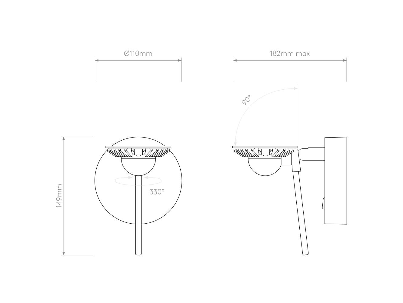 Astro Aplique de Pared Miura Wall
