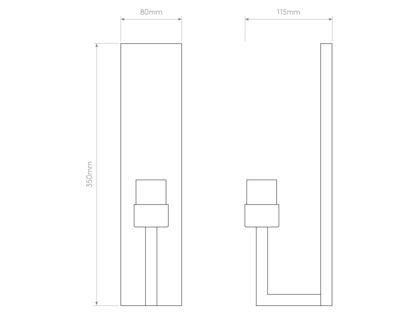 Astro Aplique de Pared Riva 350