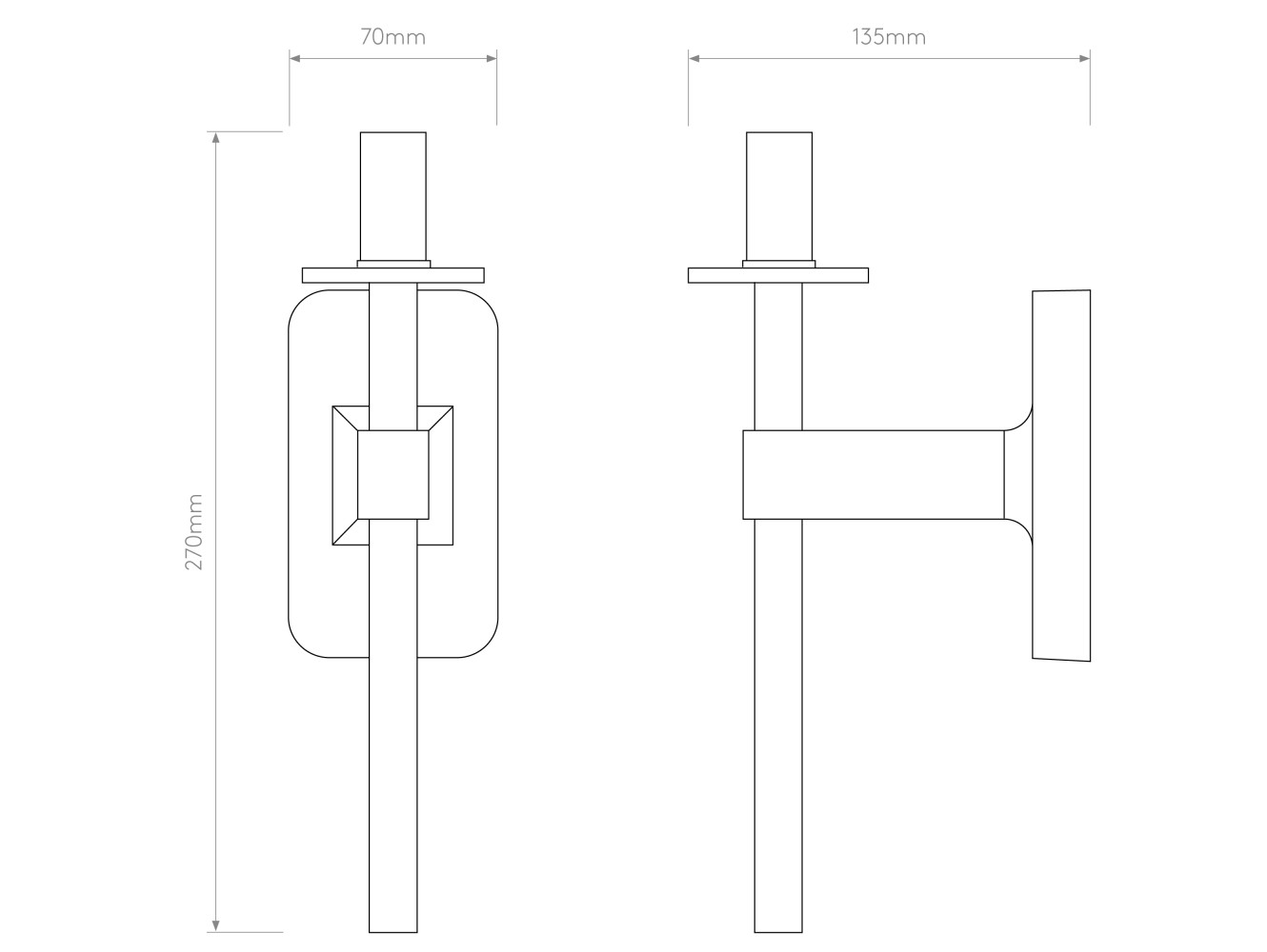 Astro Aplique de Pared Tacoma Single