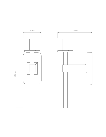 Astro Aplique de Pared Tacoma Single