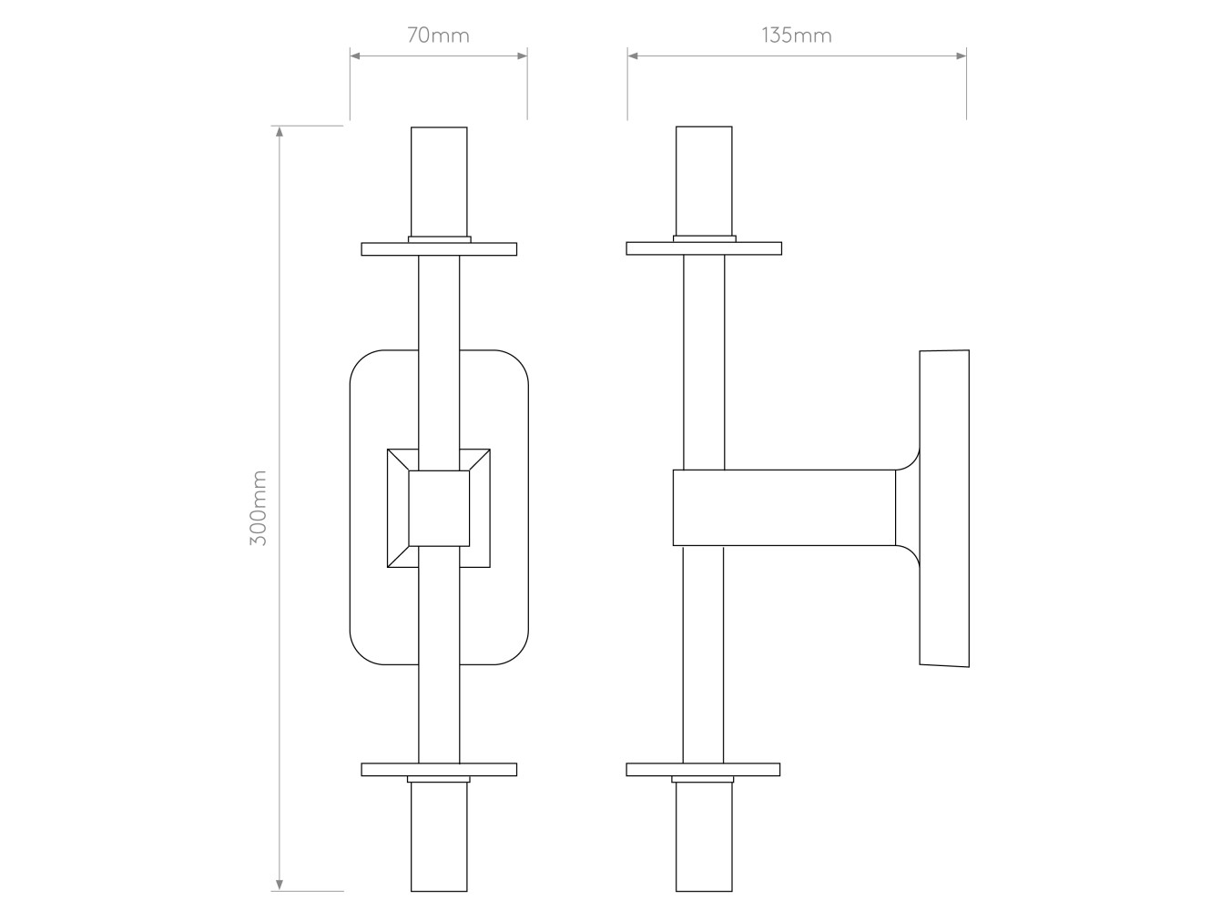Astro Aplique de Pared Tacoma Twin