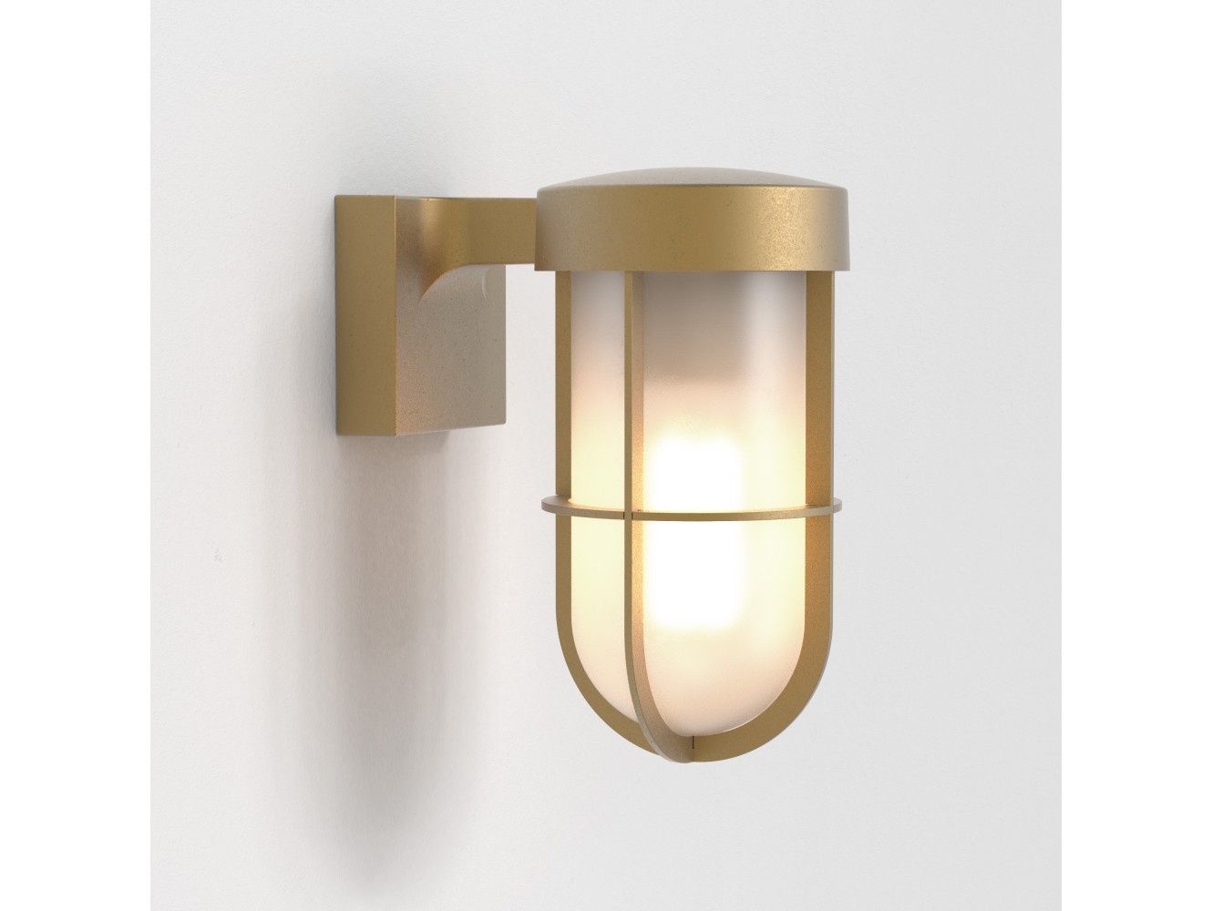 Astro Aplique de exterior Cabin Wall Frosted