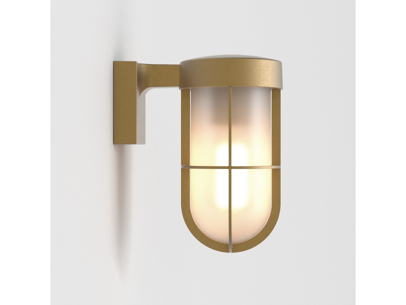 Astro Aplique de exterior Cabin Wall Frosted