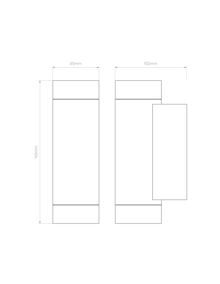 Astro Aplique de exterior Dartmouth Twin GU10