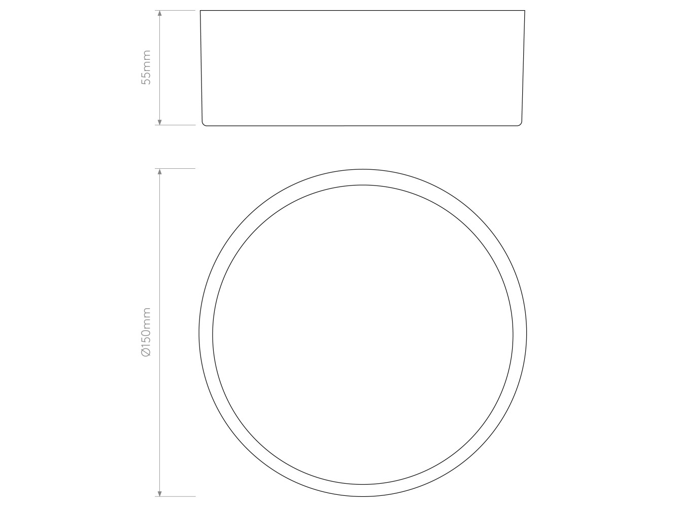 Astro Aplique de exterior Kea 150 Round
