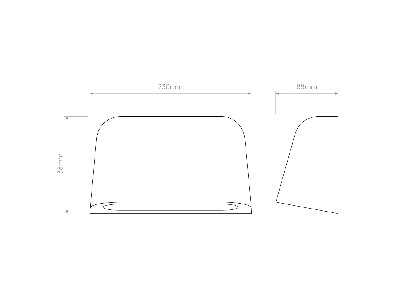 Astro Aplique de exterior Mast Twin