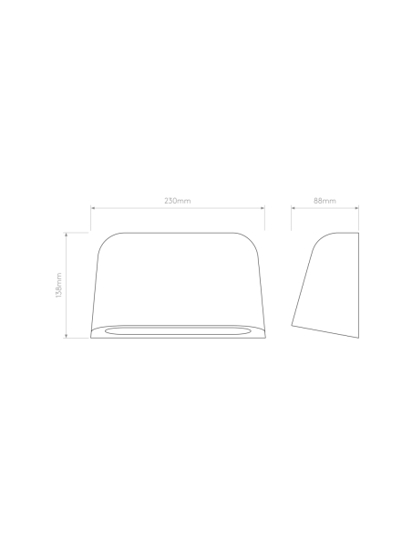 Astro Aplique de exterior Mast Twin