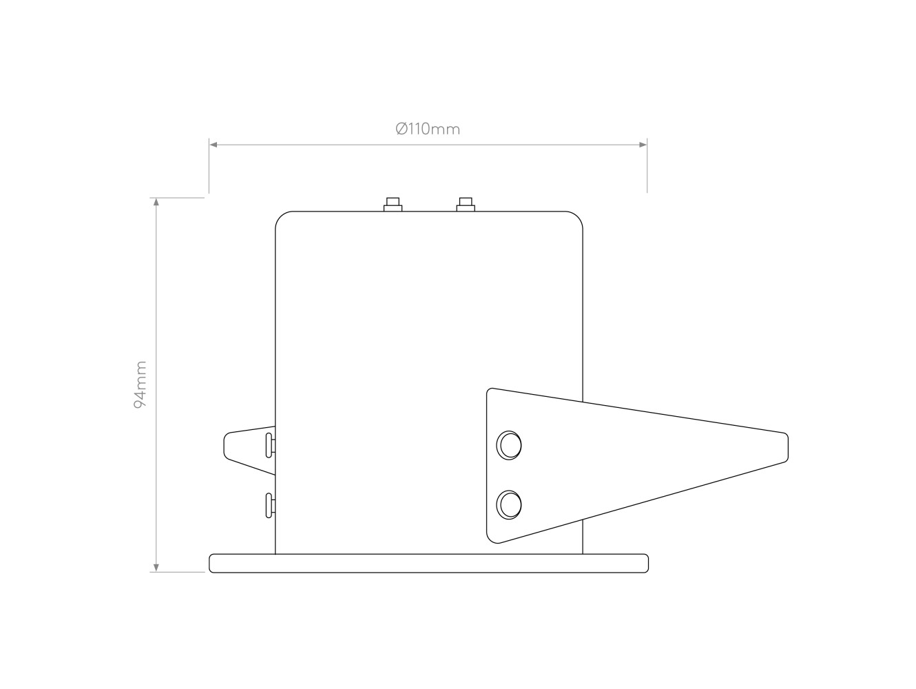 Astro Focos exteriores Kos Recessed