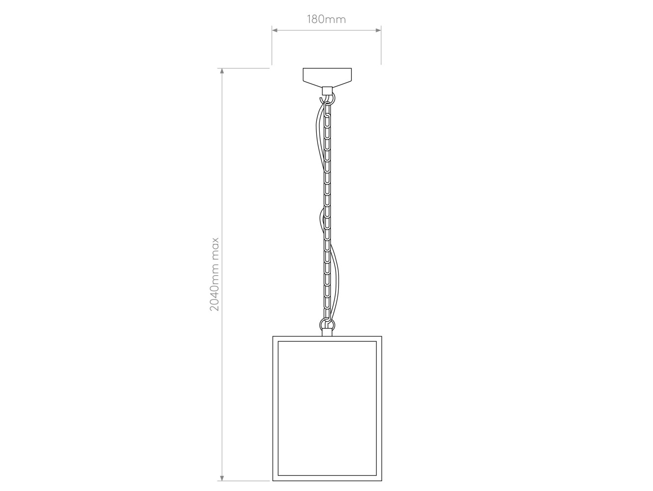 Astro Lámpara colgantes exteriores Homefield Pendant 240