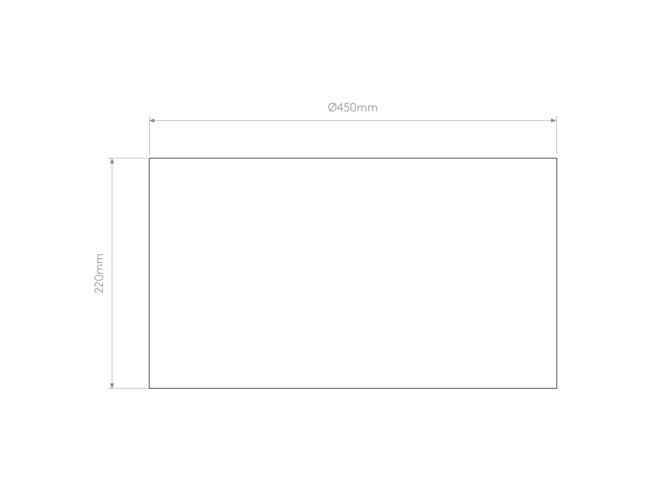 Astro Pantalla Bevel Round 450