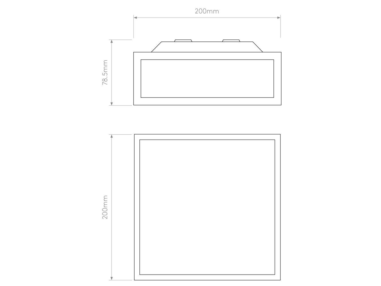 Astro Lámpara de Techo Mashiko 200 Square