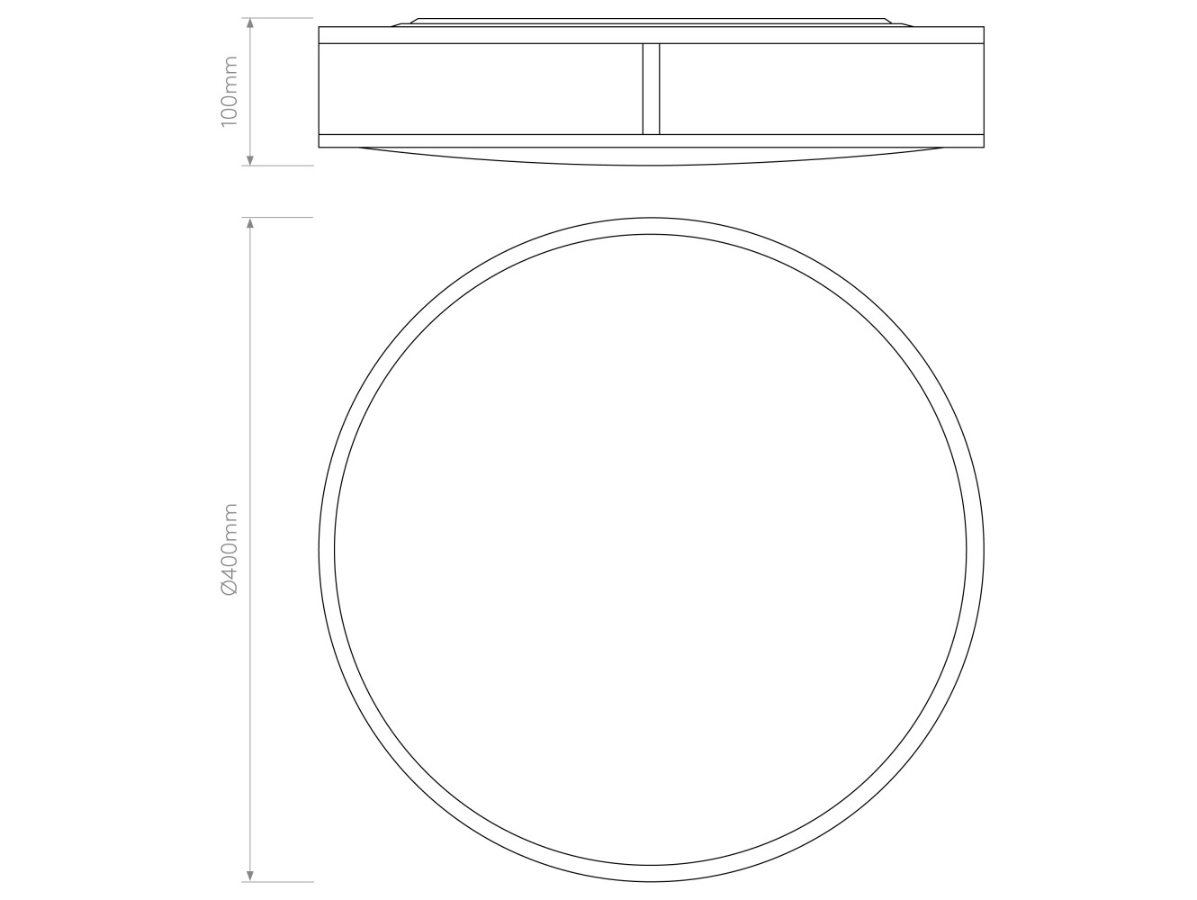 Astro Lámpara de Techo Mashiko 400 Round