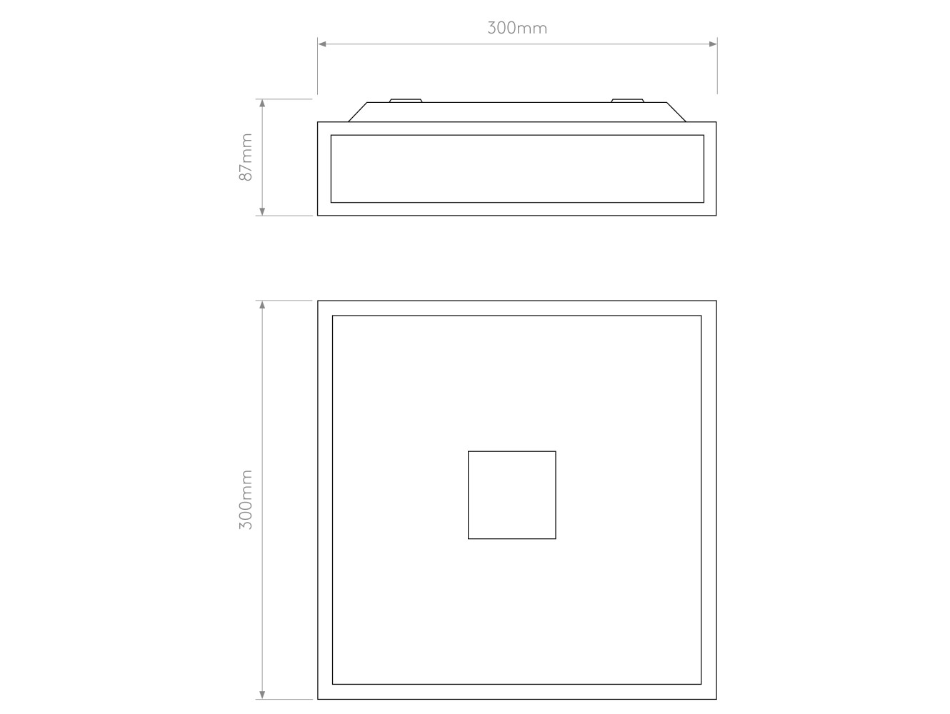 Astro Lámpara de Techo Mashiko Classic 300 Square