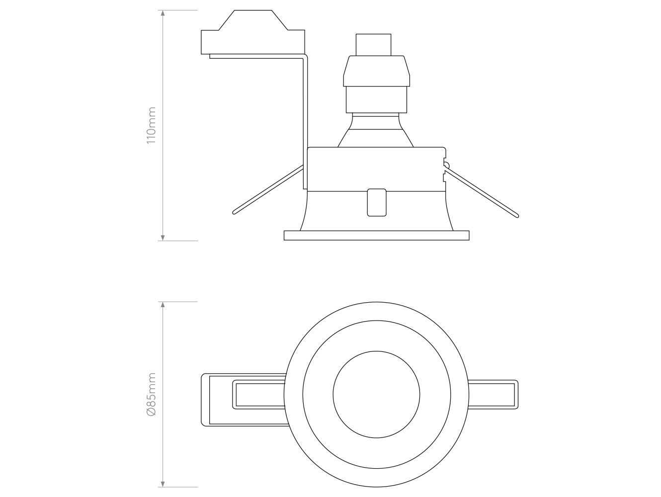 Astro Lámpara de Techo Minima Round Fixed IP65