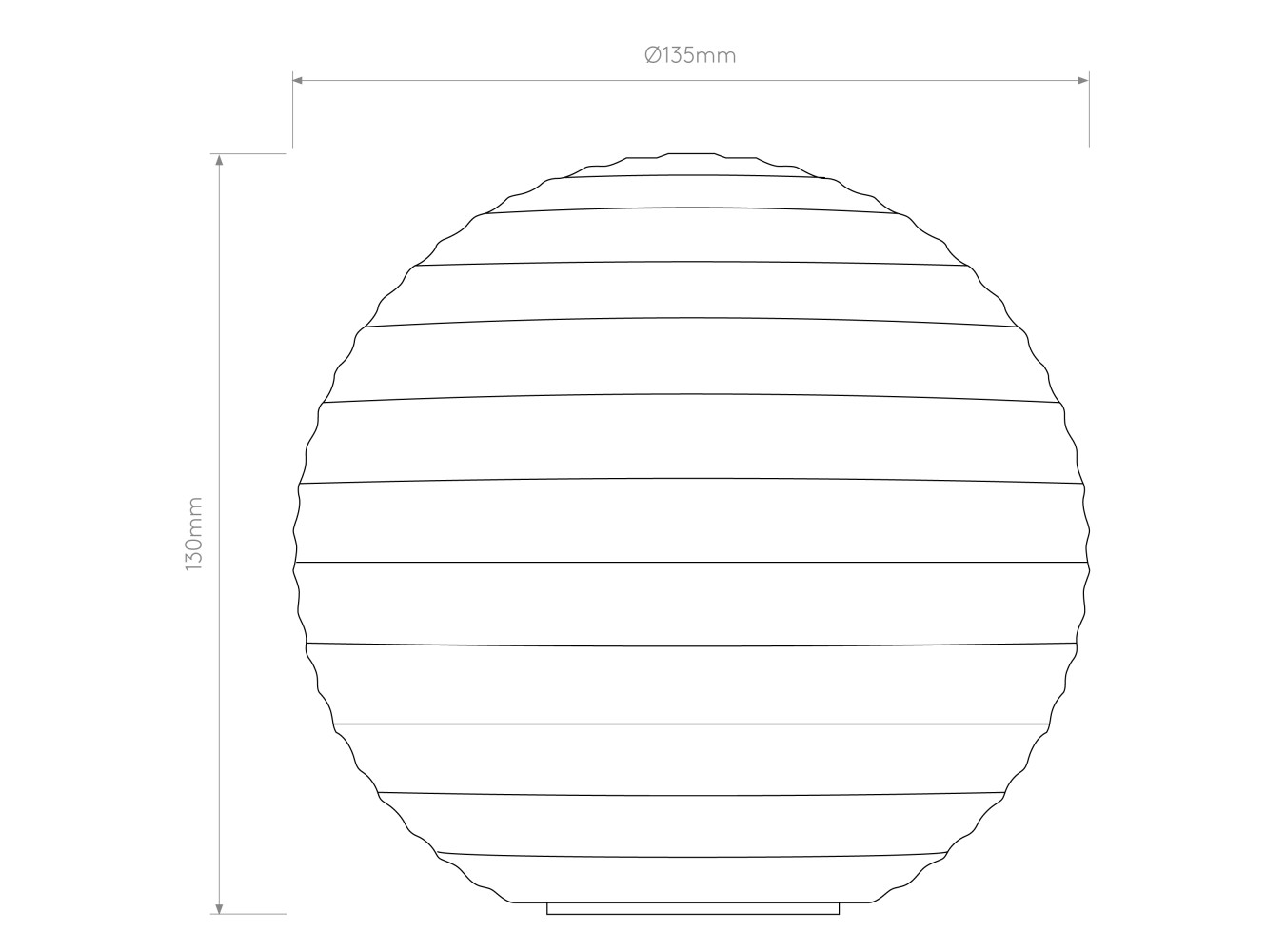 Astro Pantalla Tacoma Ribbed Glass