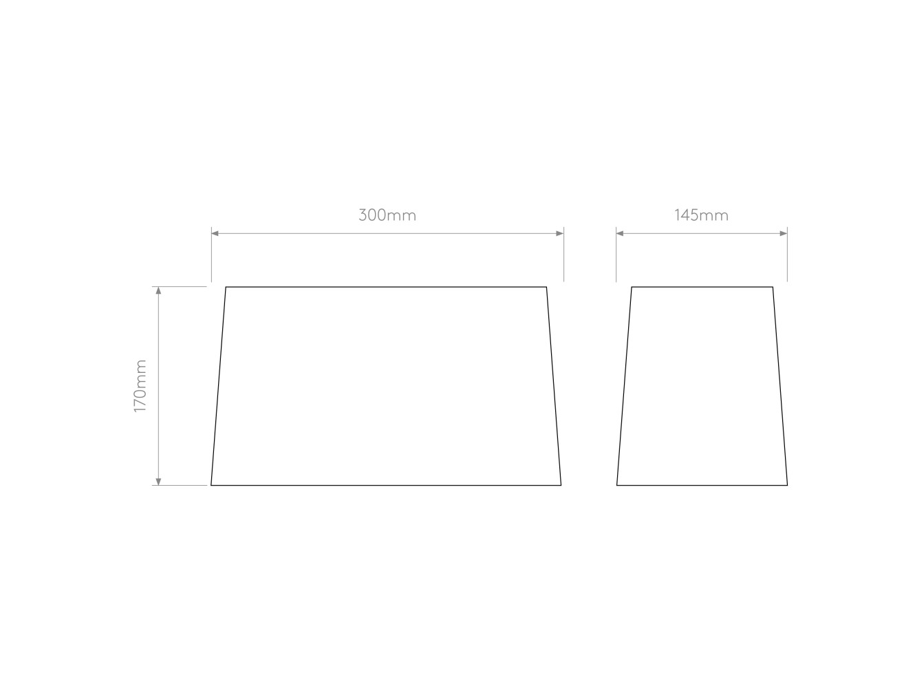Astro Pantalla Tapered Oval