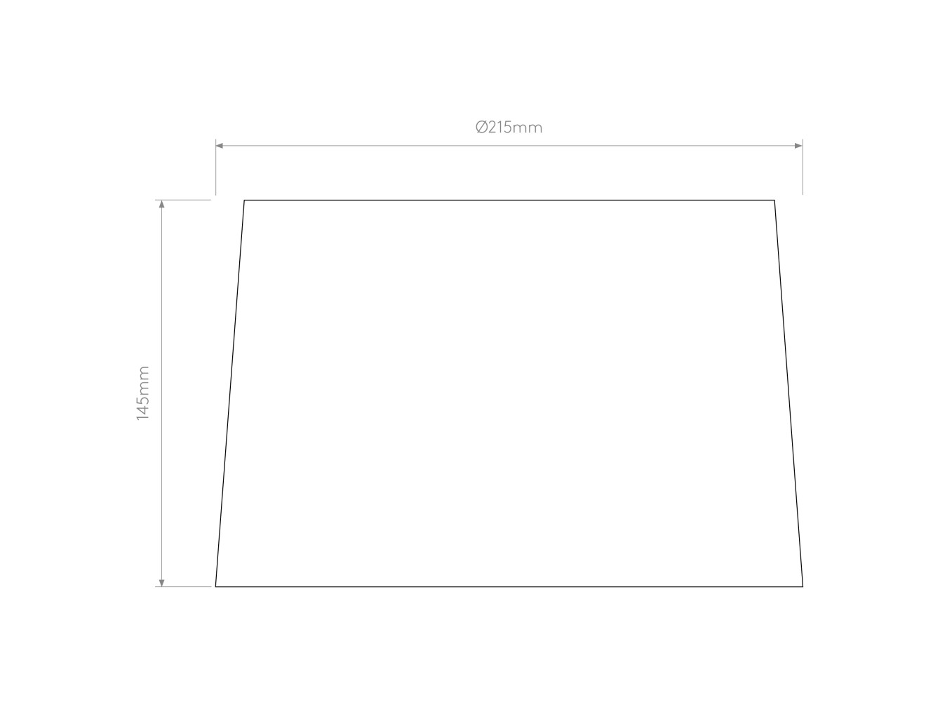 Astro Pantalla Tapered Round 215