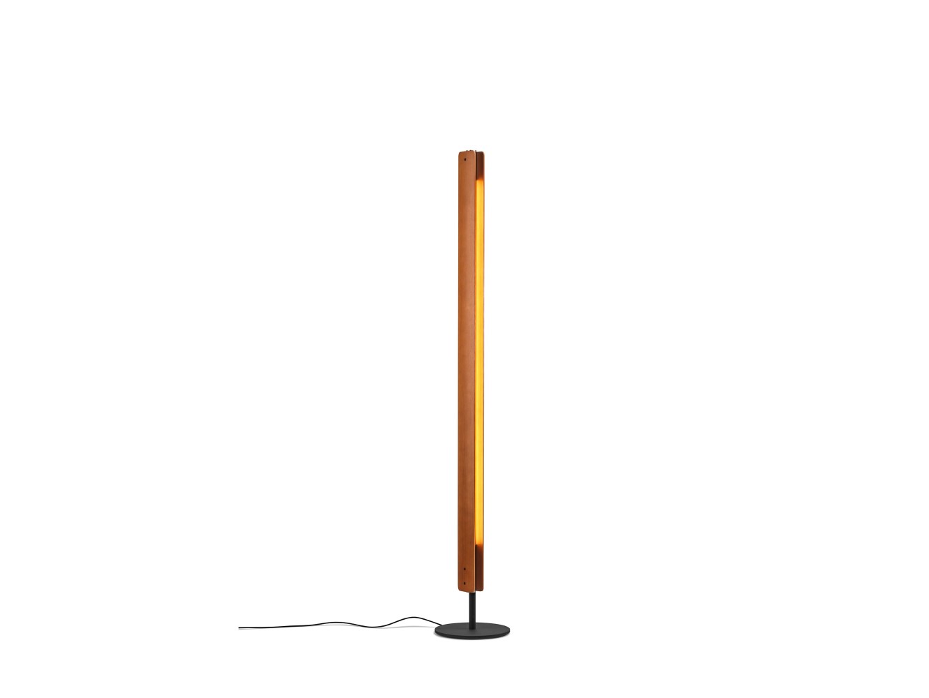 Flos Seki-Han Floor – Lámpara de pie de diseño con madera y luz LED regulable