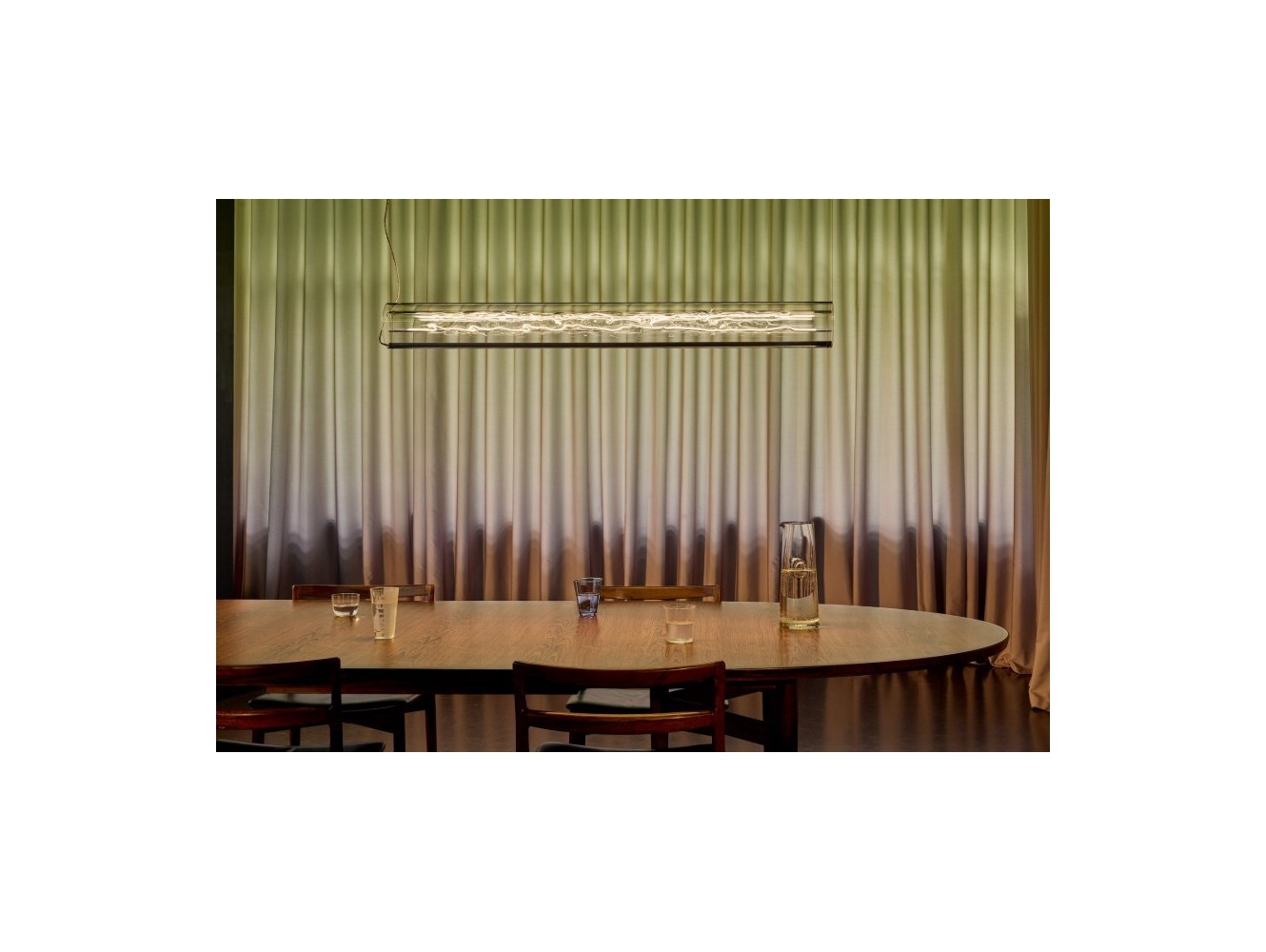 Ingo Maurer Nalum Lámpara Colgante Transparente | Diseño escultural LED